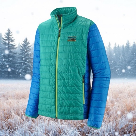 PATAGONIA MENS XXL NANO PUFF JACKET NWOT SUBTIDAL BLUE LIMITED EDITION 84212/24 - Picture 8 of 16